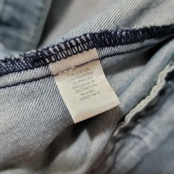 NWT Christopher & Banks Jean Vest - Picture 5 of 6